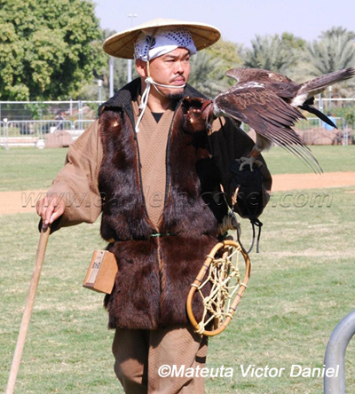 Japan falconer Falconry Festival