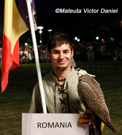 Mateuta Victor Daniel Romanian falconer Festival