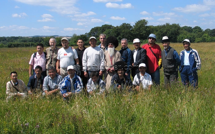 Central Asian falconers in England