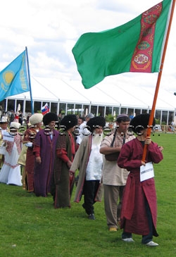 Falconers from Turkmenistan