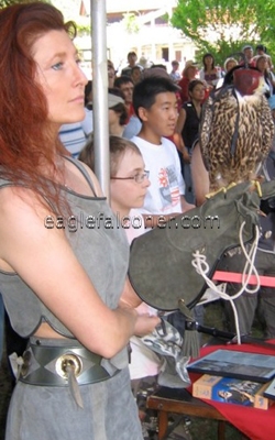 Joanne Bentley, Canadian Display falconer