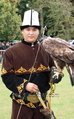 Kyrgyz falconer,  Festival of Falconry