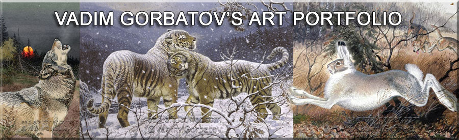 Vadim Gorbatov's wildlife art Gallery